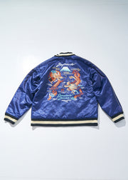 SAMURAI SJSKJ24 "SUKAJAN" EMBROIDERED SATIN SUOVENIR JACKET