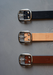 STUDIO D'ARTISAN "B-82" BENZ LEATHER BELT