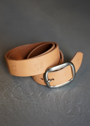 STUDIO D'ARTISAN "B-82" BENZ LEATHER BELT