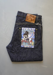SAMURAI "S140VXJ JIN" 17OZ LEFT HAND TWILL RELAXED TAPERED JEANS