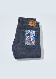 SAMURAI "S140VXJ JIN" 17OZ LEFT HAND TWILL RELAXED TAPERED JEANS