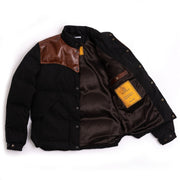 SHANGRI-LA HERITAGE "BIVACCO" BLACK WESTERN DOWN JACKET