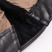 SHANGRI-LA “COSSACK” BLACK HORSEHIDE LEATHER JACKET