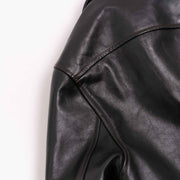 SHANGRI-LA “COSSACK” BLACK HORSEHIDE LEATHER JACKET