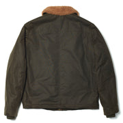 SHANGRI-LA “DECK” N-1 ARMY GREEN WAXED CANVAS JACKET — LIMITED EDITION OF 50 PIECES