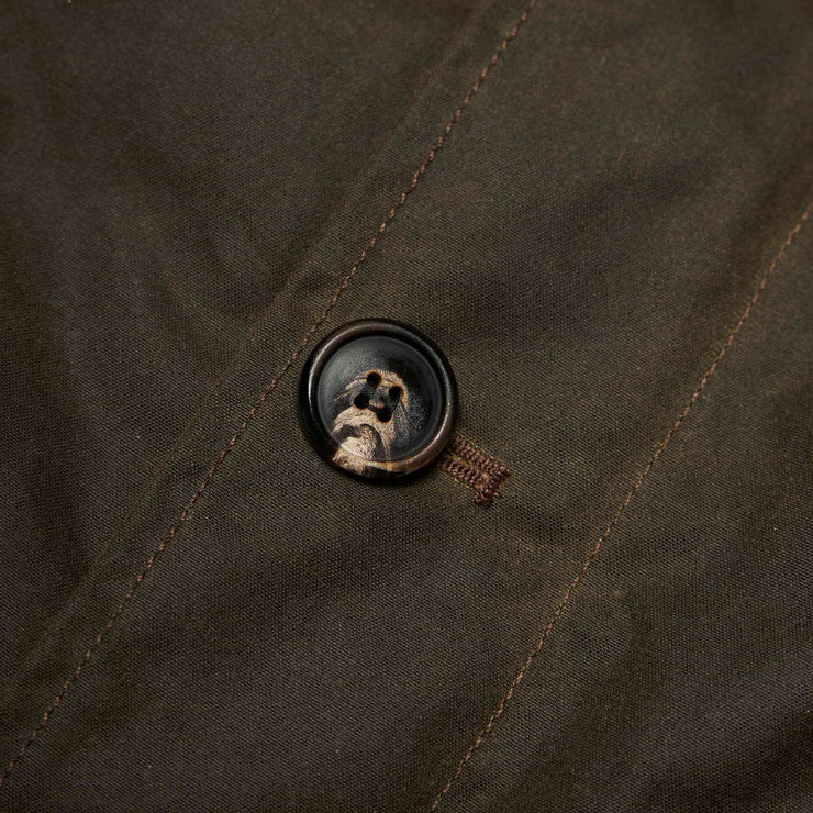 SHANGRI-LA “DECK” N-1 ARMY GREEN WAXED CANVAS JACKET — LIMITED EDITION OF 50 PIECES