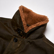 SHANGRI-LA “DECK” N-1 ARMY GREEN WAXED CANVAS JACKET — LIMITED EDITION OF 50 PIECES