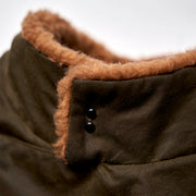 SHANGRI-LA “SWEDISH” ARMY GREEN MOTORCYCLE WAXED CANVAS JACKET — LIMITED EDITION OF 50