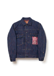 STUDIO D'ARTISAN "SP-088"15OZ 45TH ANNIVERSARY "TOKUSHIMA HINODE-AWA SHOAI" TYPE 2 DENIM JACKET