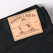 MOMOTARO "0306-B" 15,7OZ BLACK X BLACK SELVEDGE DENIM TIGHT TAPERED JEANS