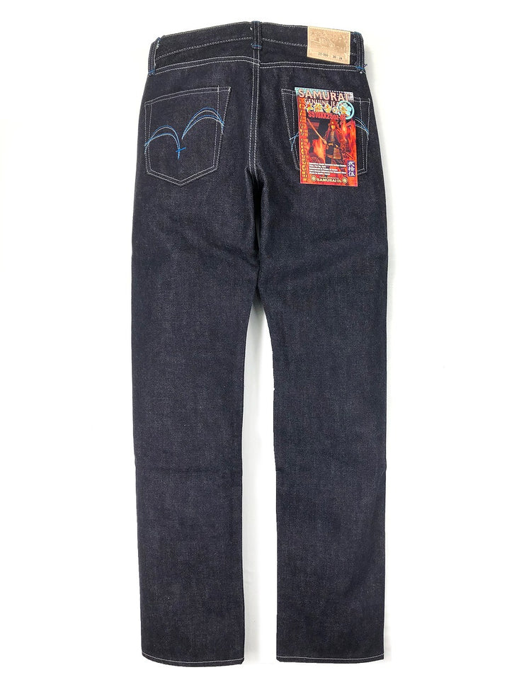 SAMURAI S510XX25OZ-HJ 25OZ "HONNOJI INCIDENT MODEL" DENIM JEANS CLASSIC REGULAR STRAIGHT