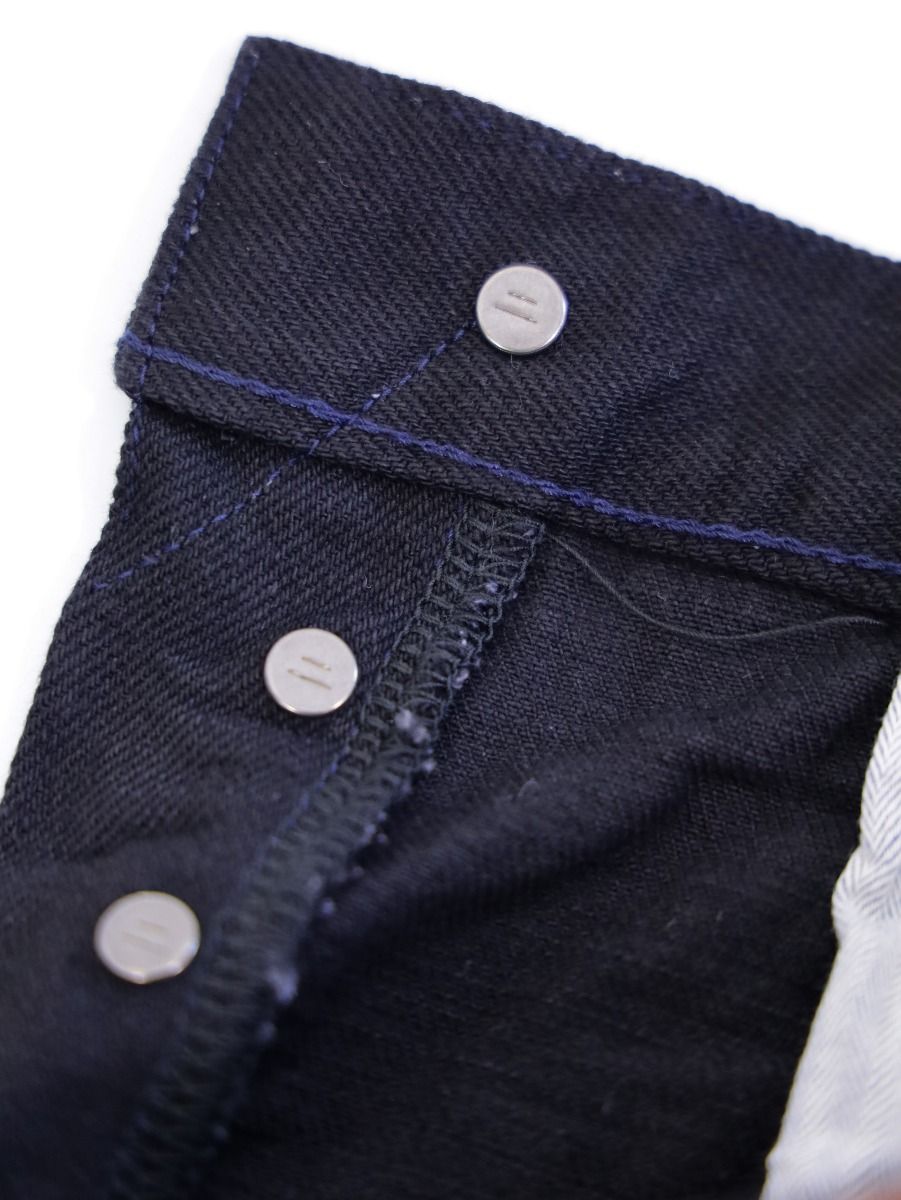 TANUKI BKHT 15.5OZ BLACK DENIM HIGH TAPERED JEANS – CULT OF